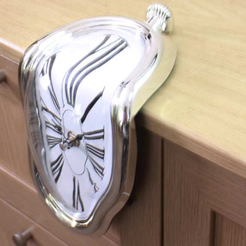 surrealist melting clock