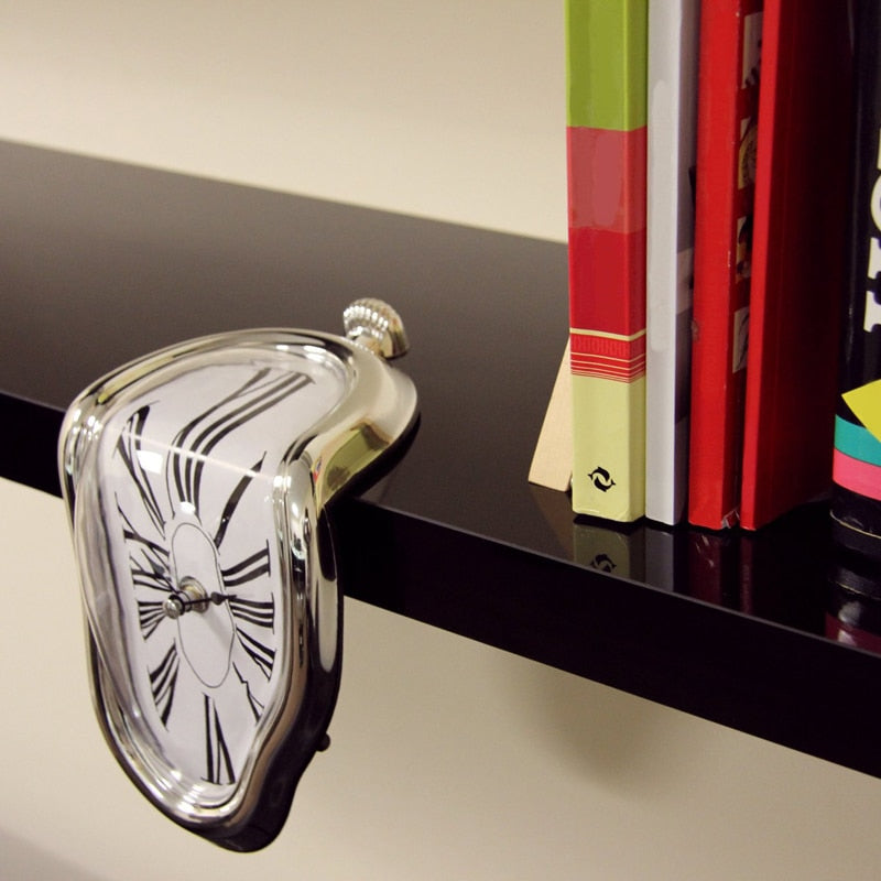 surrealist melting clock