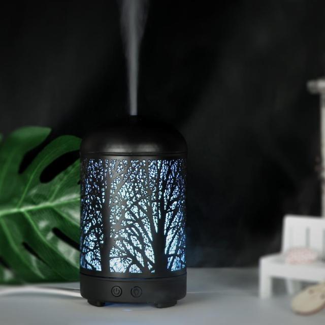 Ultrasonic Humidifier and Aroma Diffuser with LED lights, choice of Forest scenes