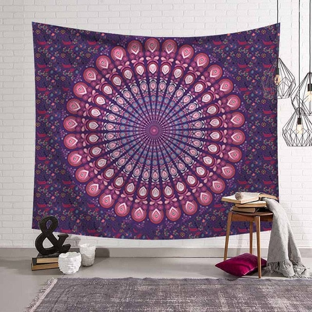 Indian Mandala Wall Hanging , or Sofa or Bed throw