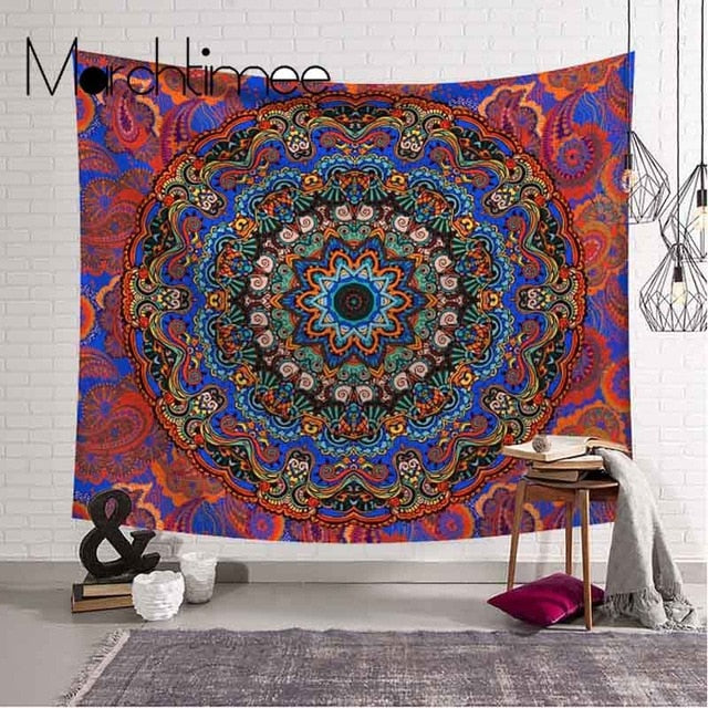 Indian Mandala Wall Hanging , or Sofa or Bed throw