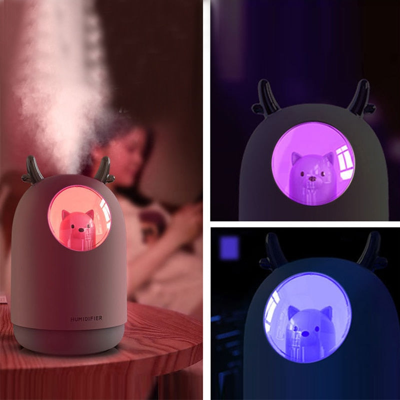 cute space cat humidifier