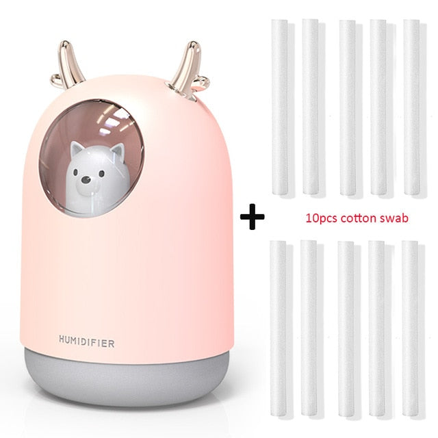 Cute Space Cat Diffuser and night light for kids