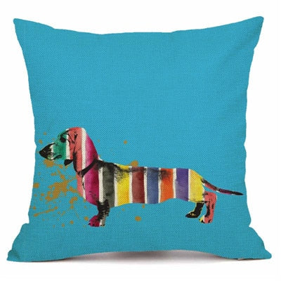 dachshund cushion cover