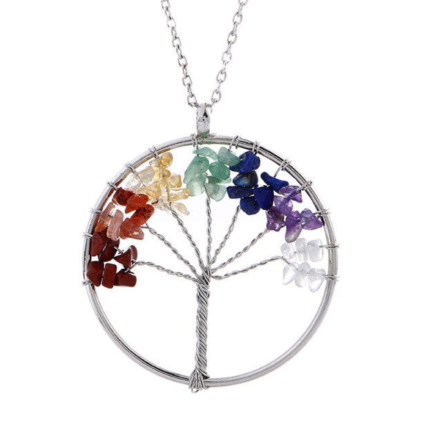 7 crystal tree of life trunk