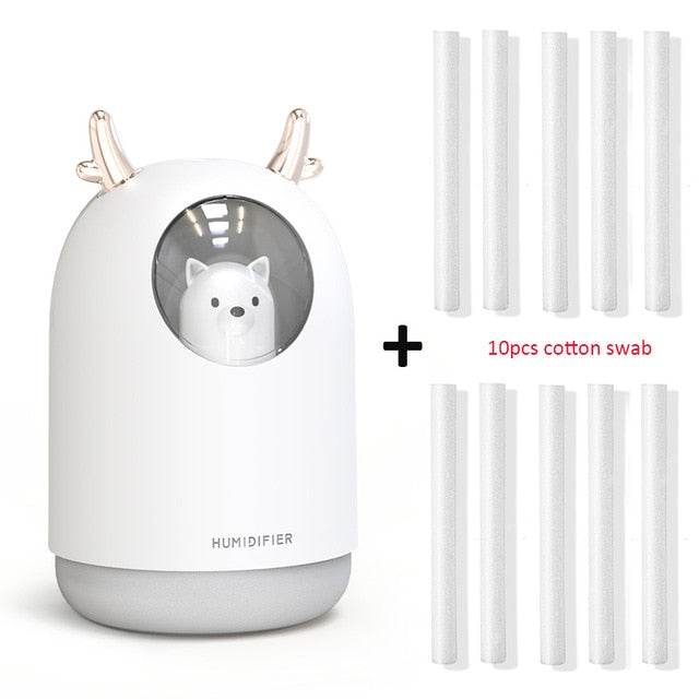 Cute Space Cat Diffuser and night light for kids