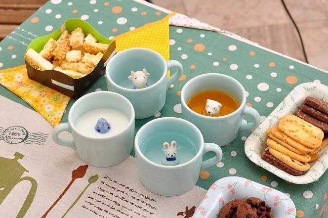 cute animal tea cup
