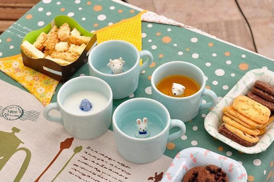 cute animal tea cup