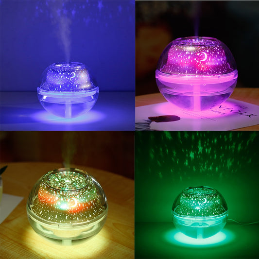 multi colour LED light projection Diffuser Humidifer Ultrasonic